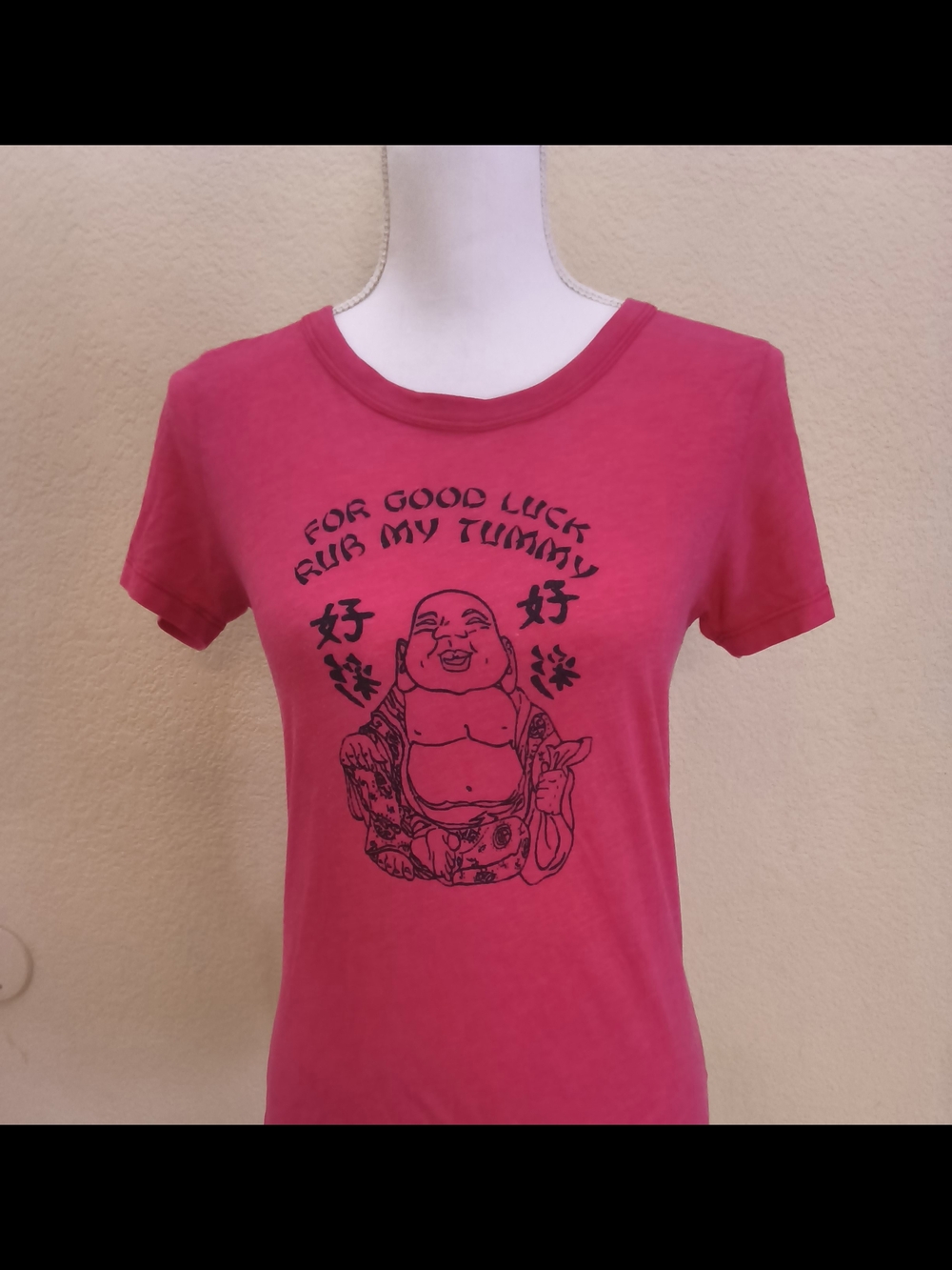 Rub My Tummy Graphic Tee - Pink